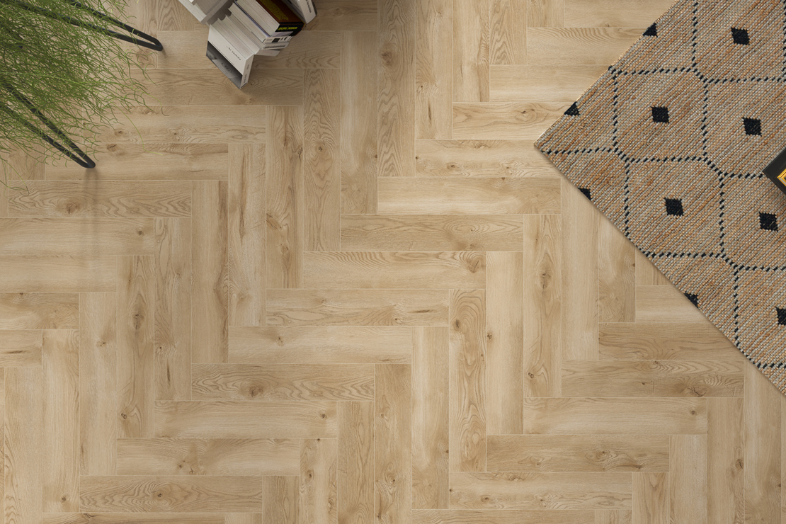 Ламиниран паркет Дъб Орпеса АC5/32 - 8мм рибя кост / 63266