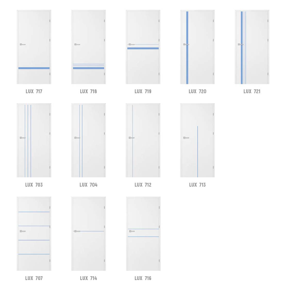 Интарзия LUX 718 - синя