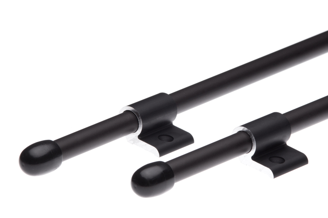 Комплект алуминиеви държачи за мокет 2бр 1.2м – кафяв