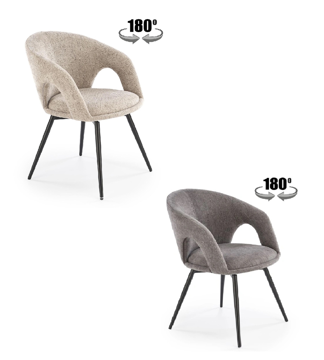 Трапезен стол К-550 - 2 цвята