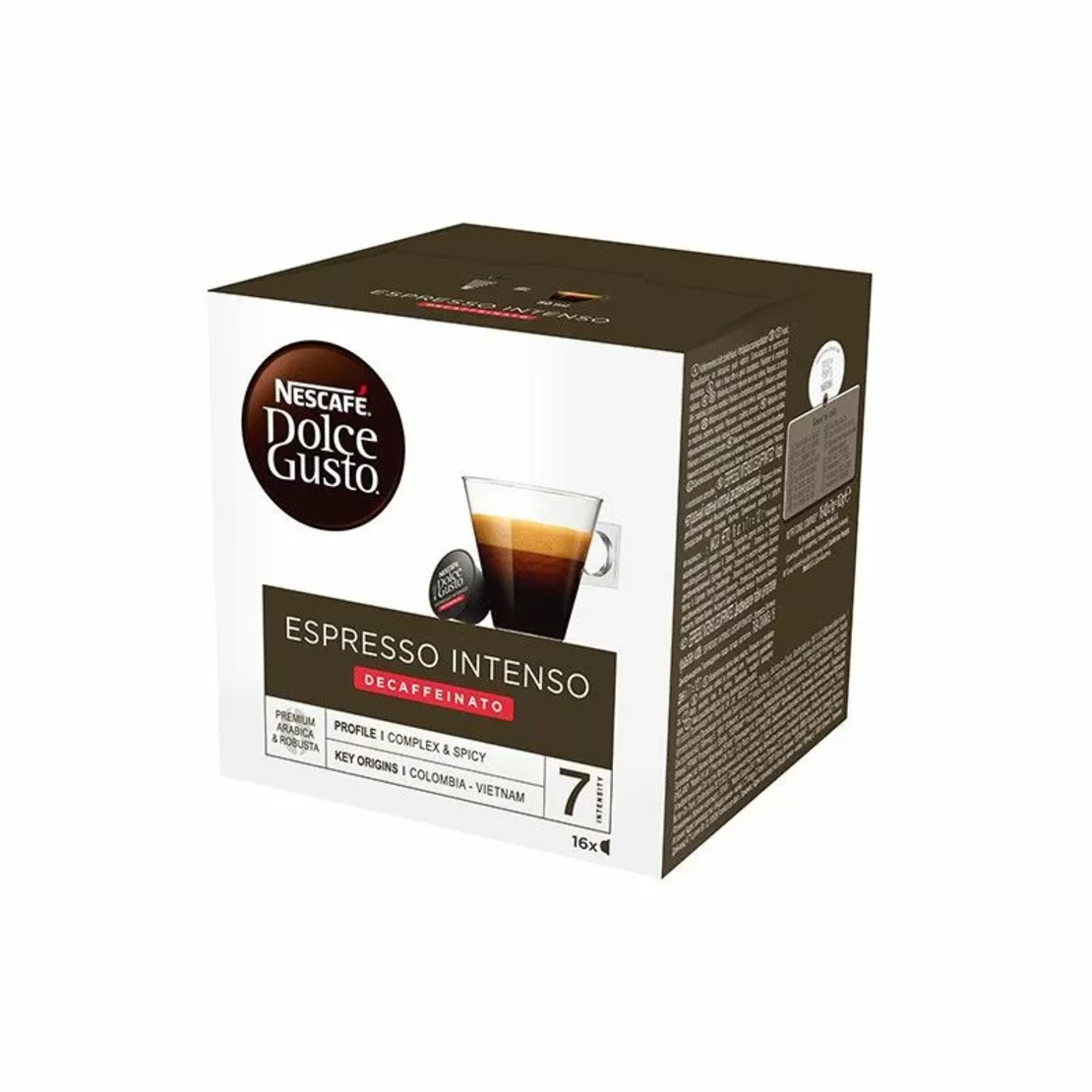 Кафе капсула NESCAFE Dolce Gusto& Espresso Intenso Decaffeinato