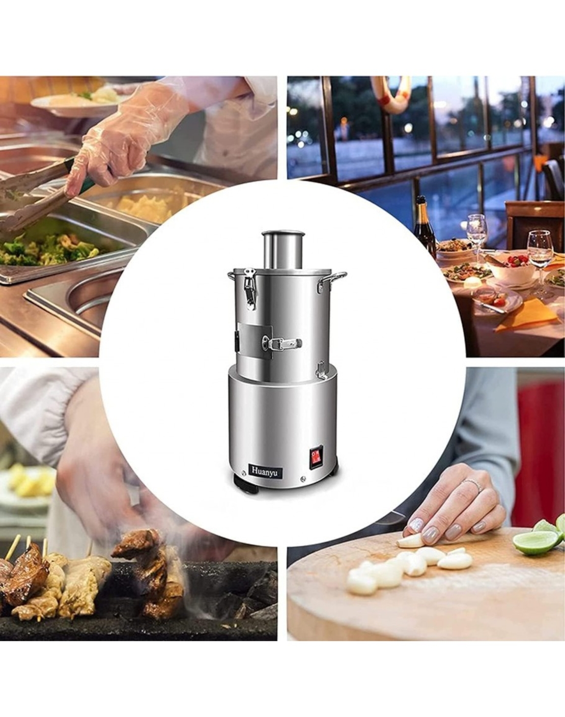 Машина за белене и разделяне на чесън