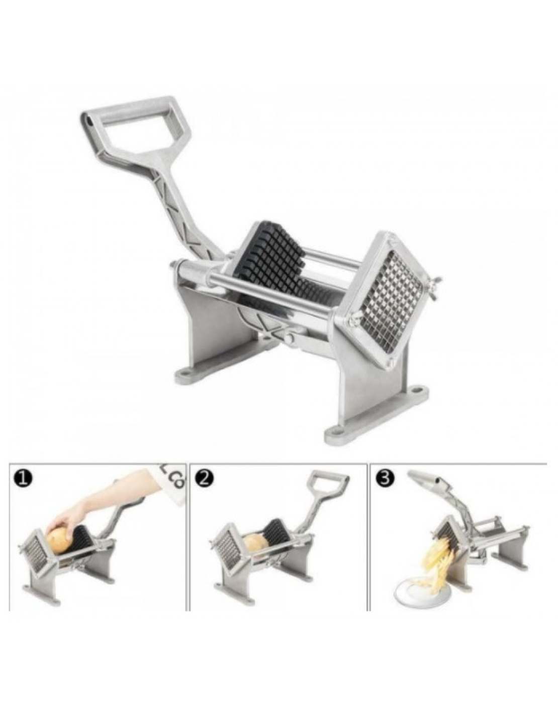 Картофорезачка с 4 ножа в комплект - професионална