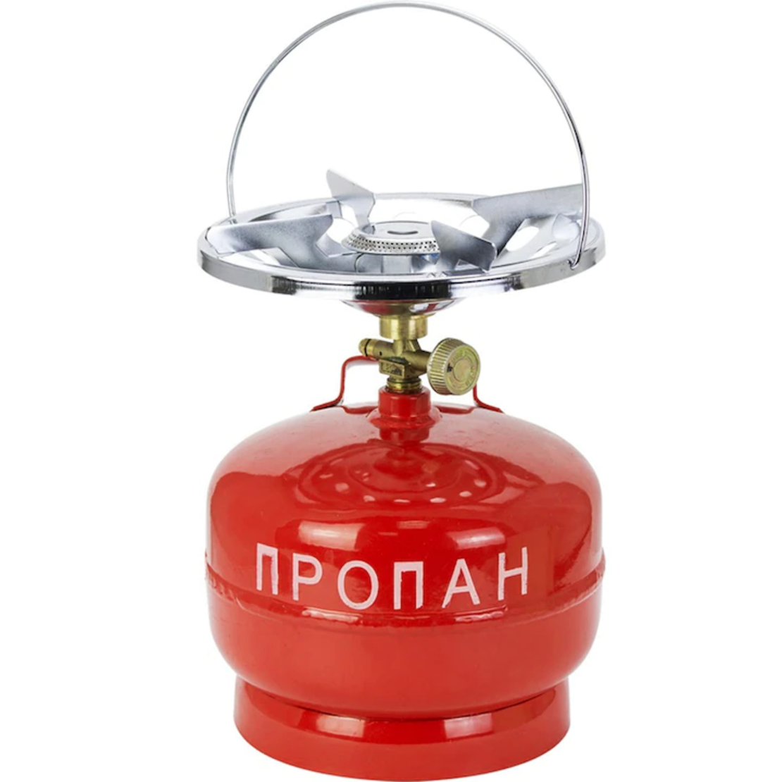 Газова бутилка LPG с горелка, 7 литра пропан-бутан, къмпинг бутилка, , 1/2 резба , метал