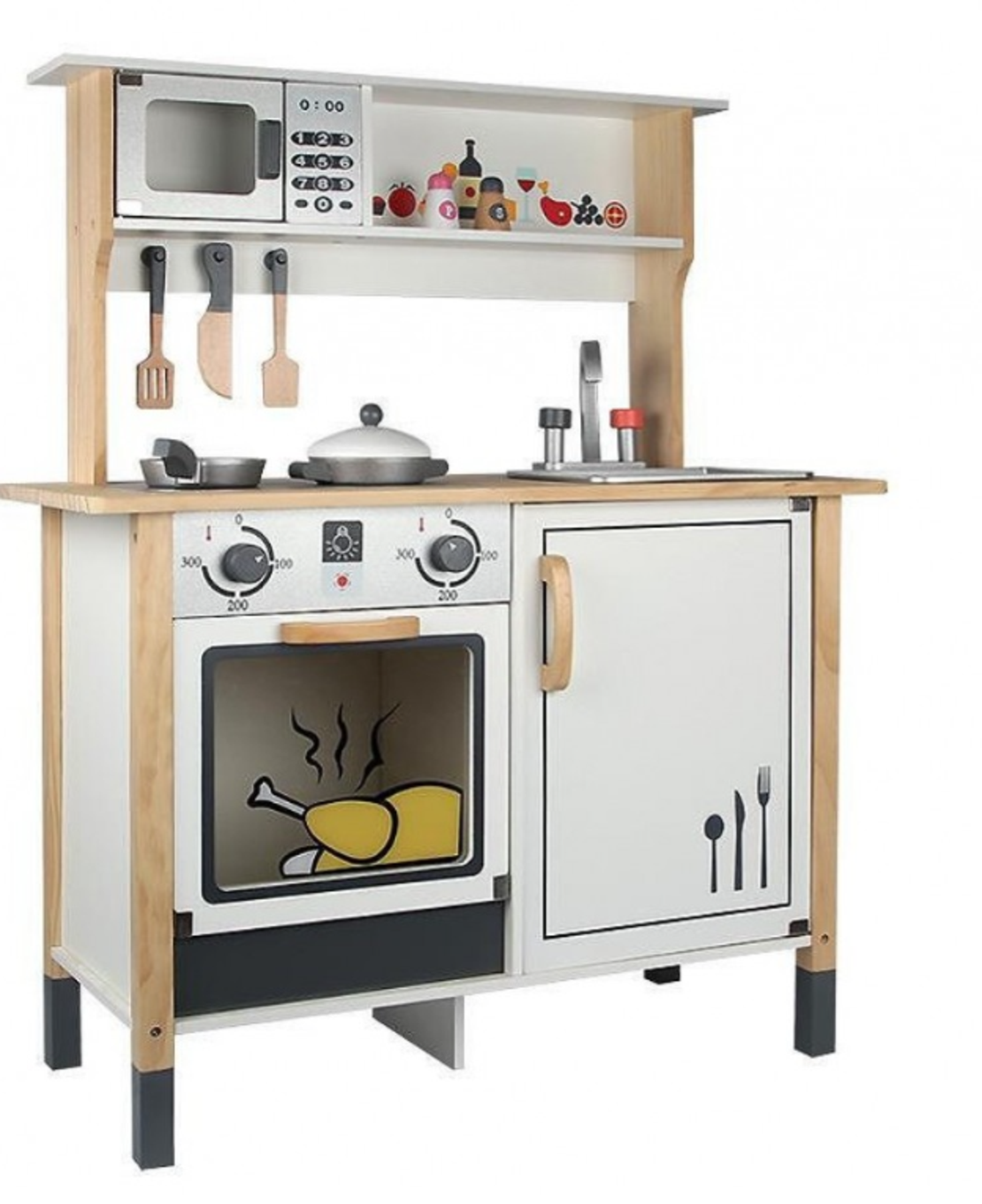 Детска дървена кухня Лукс