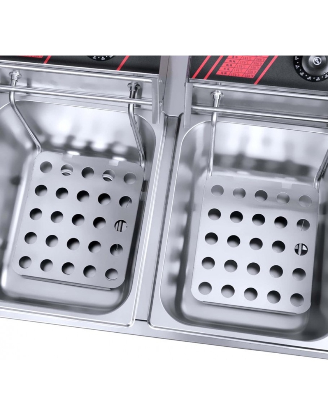 Двоен професионален фритюрник 2х8 литра