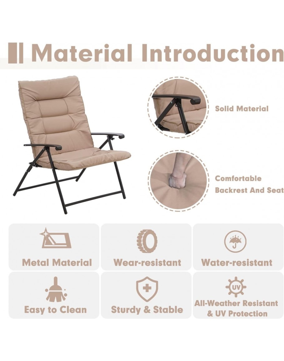 Градински комплект 2 стола с маса