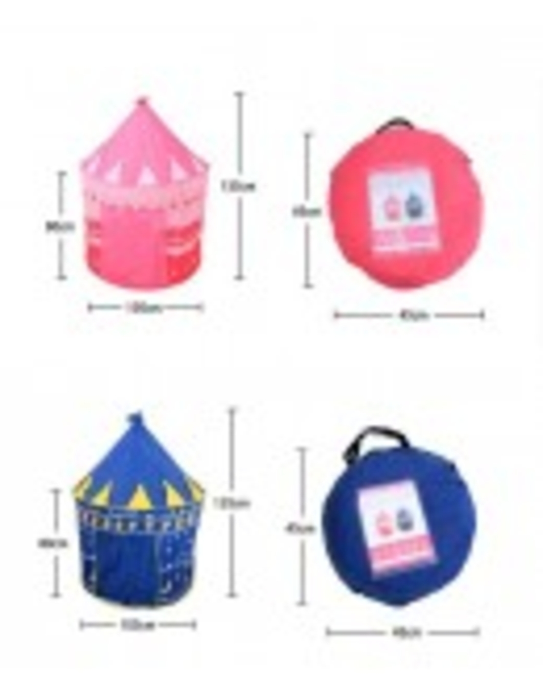 Детска палатка за игра Замък