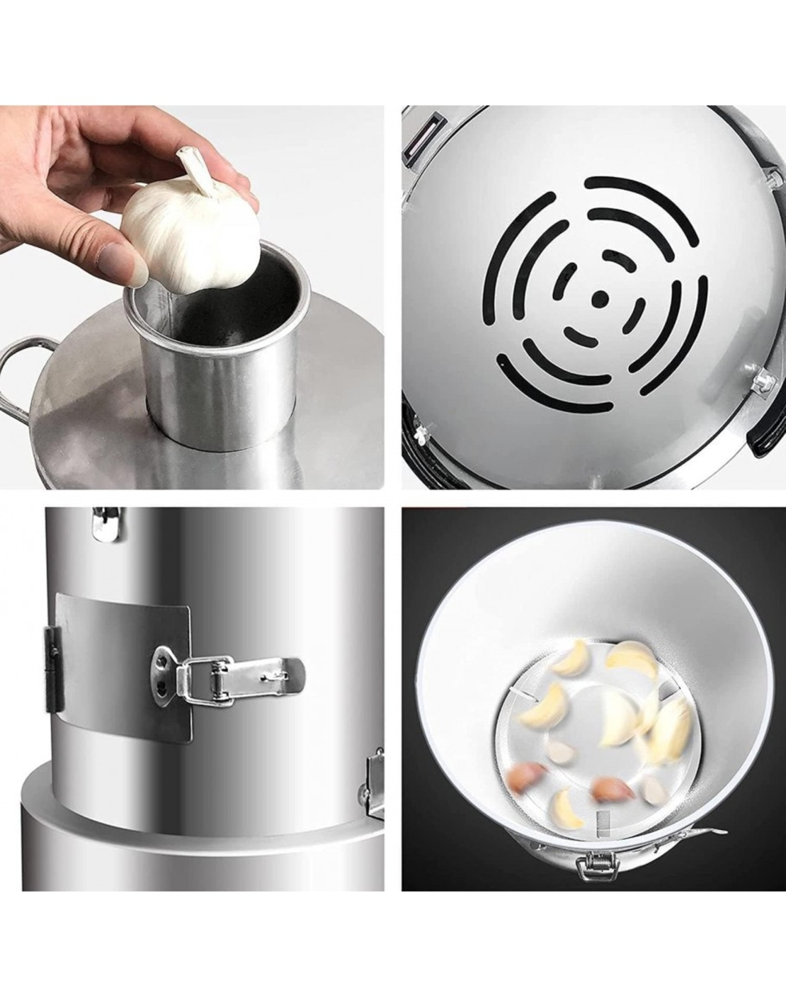 Машина за белене и разделяне на чесън