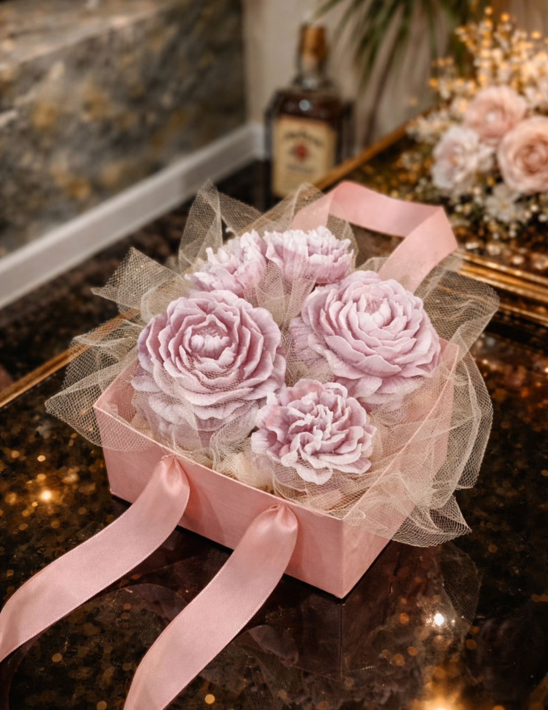 Луксозен сапунен букет