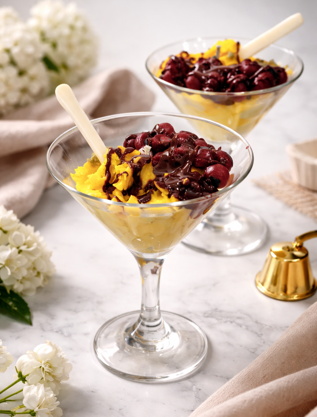 Черешов десерт