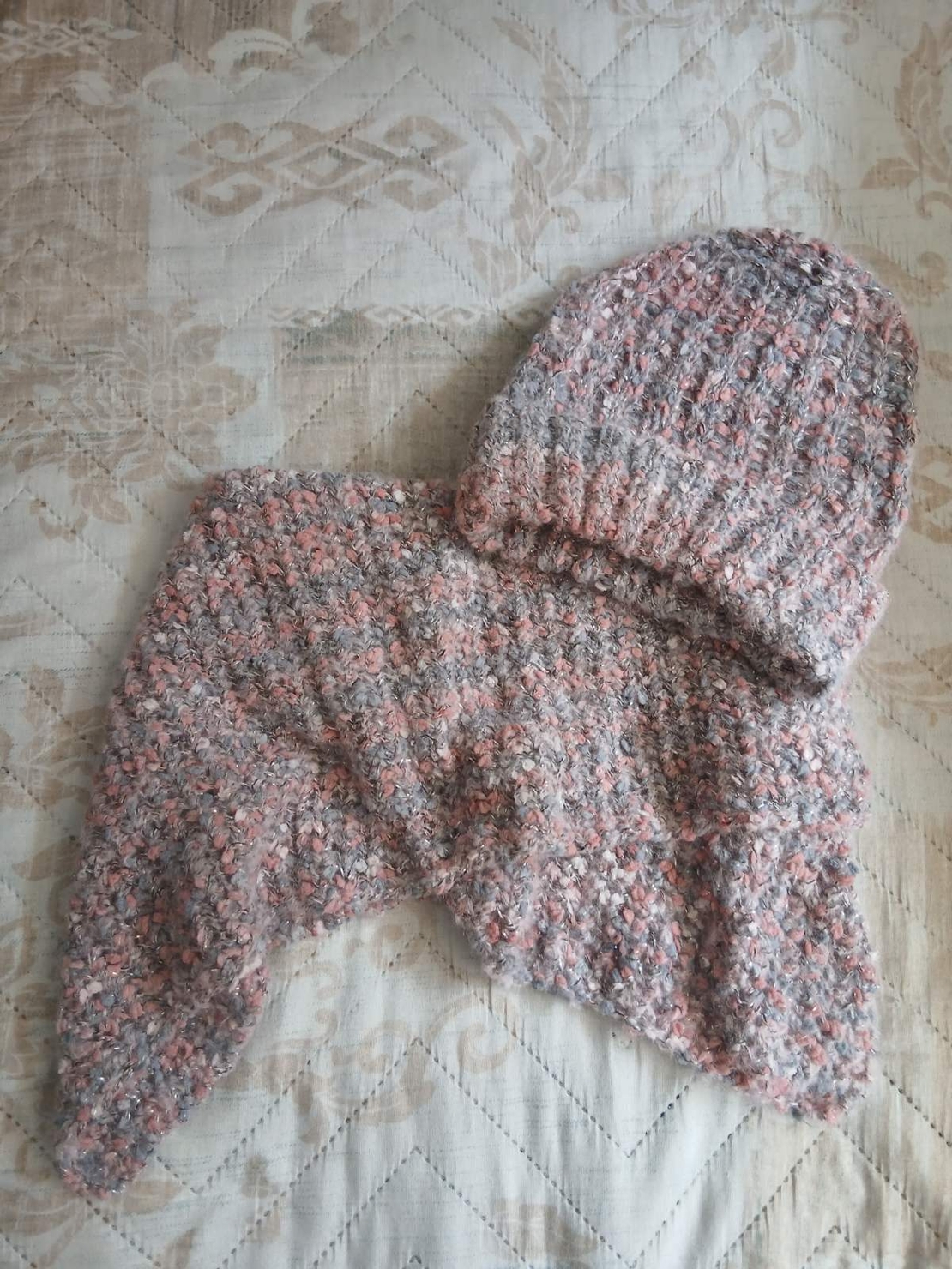 КОМПЛЕКТ ДЕТСКИ ШАЛ И ШАПКА