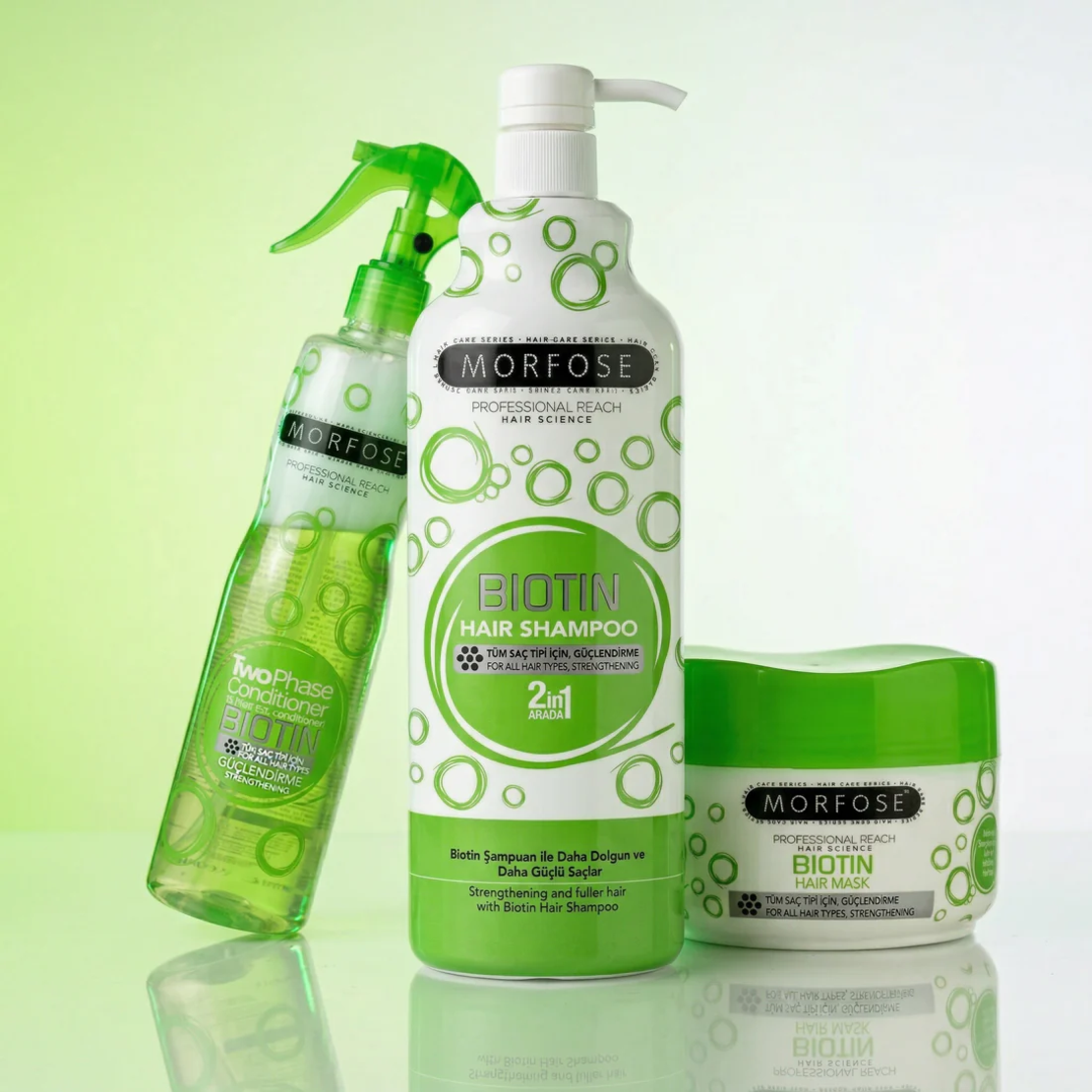 Маска за коса с биотин Morfose – дълбоко подхранване и възстановяване