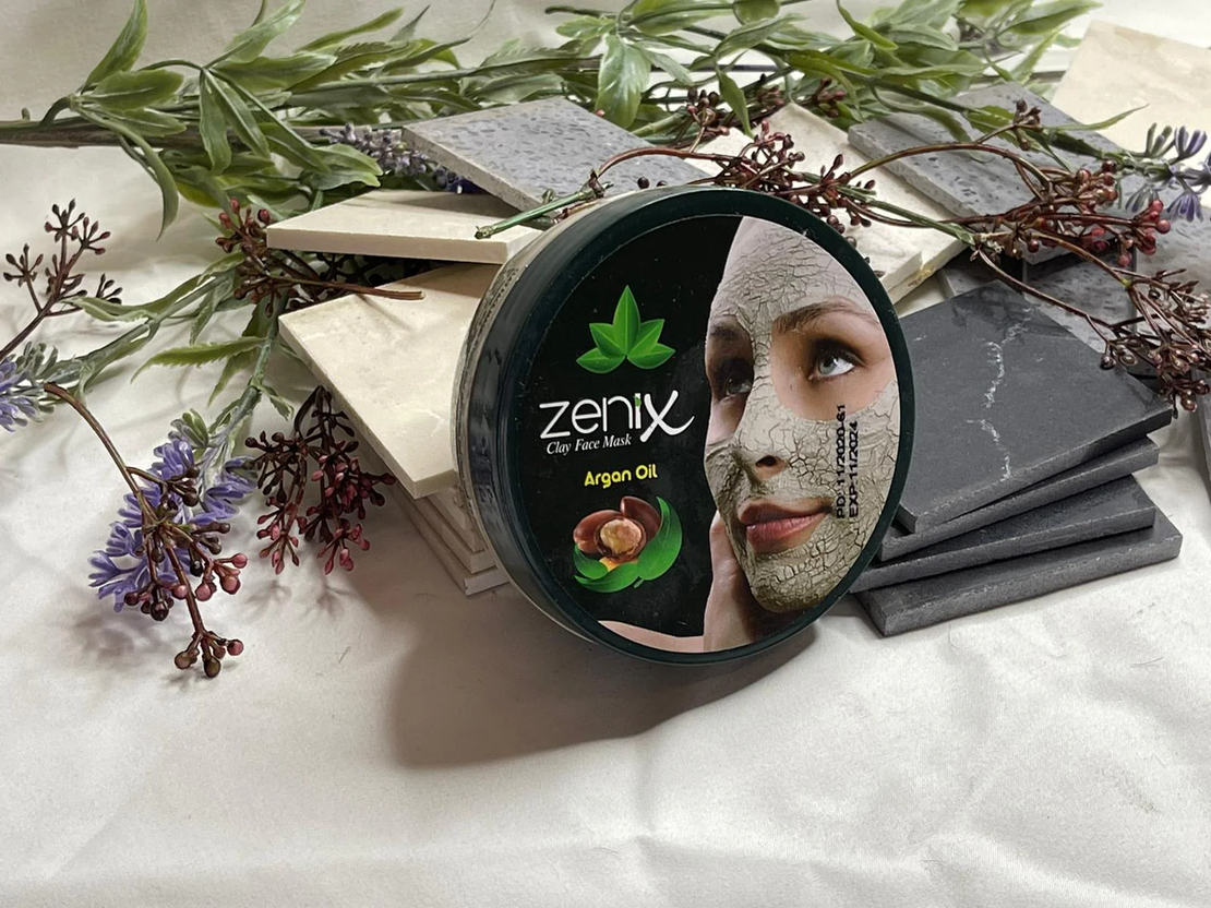Zenix Men Clay Face Mask Маска за лице с арганово масло 350gr - Copy 0