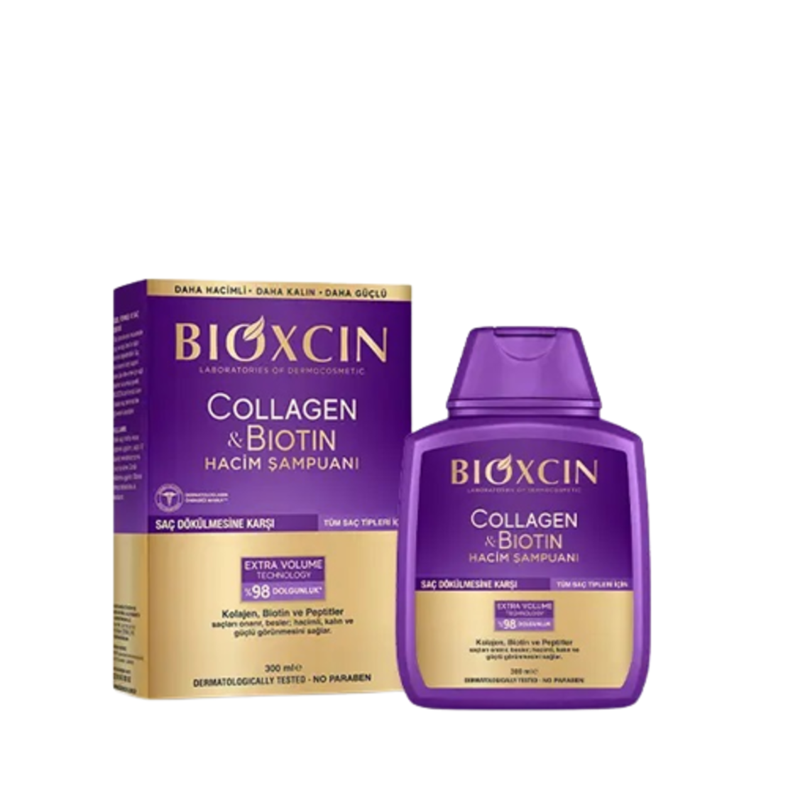 Шампоан за обем с колаген и биотин Bioxcin, 300ml