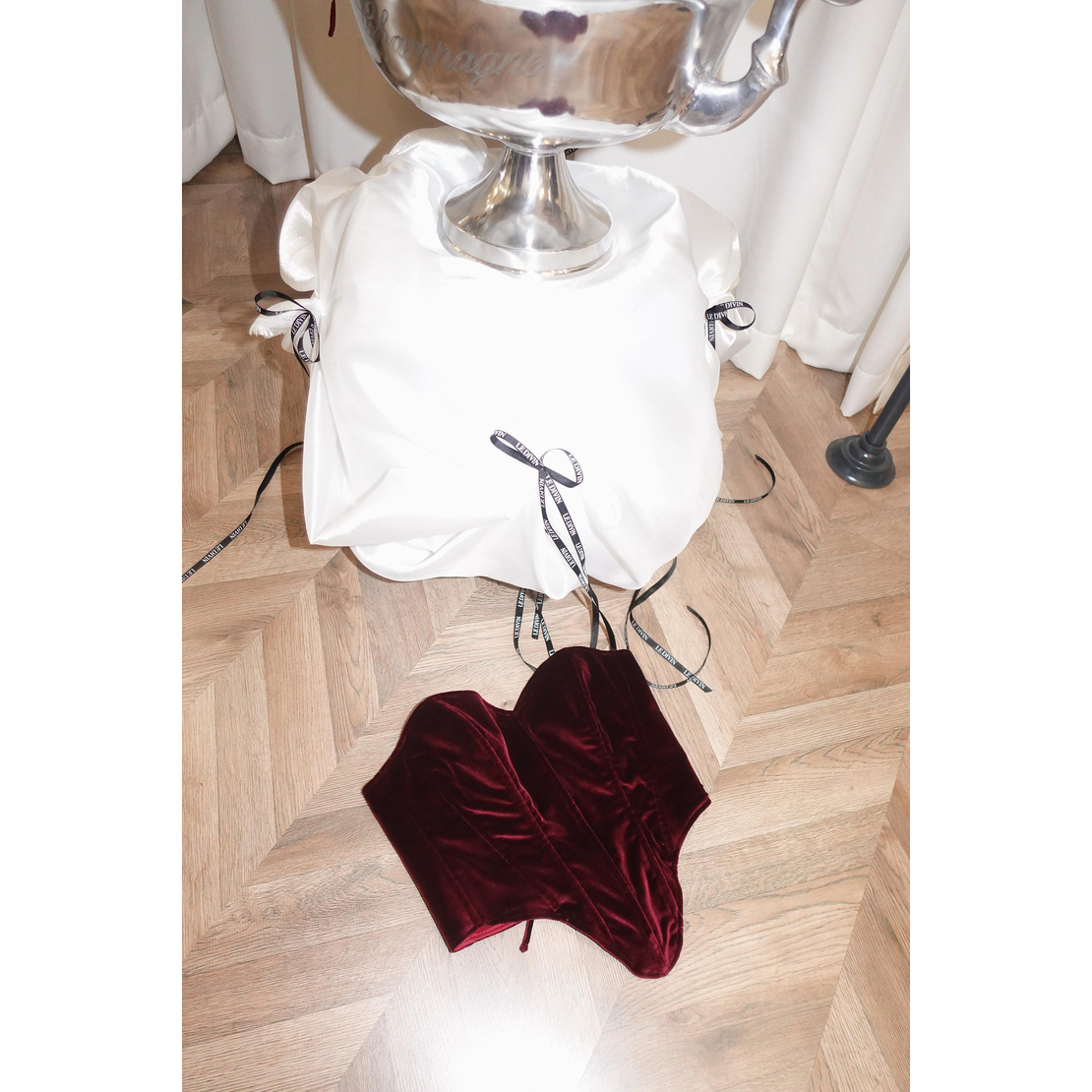 CHERRY ON ON TOP корсет бордо