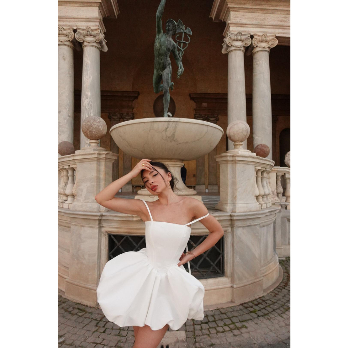 CALL ME BAMBOLINA white