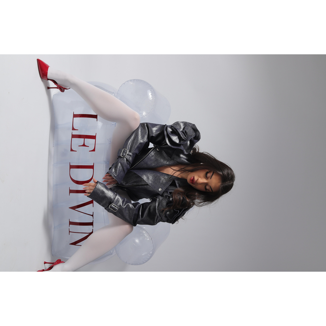 JARDIN D'EDEN silver denim яке