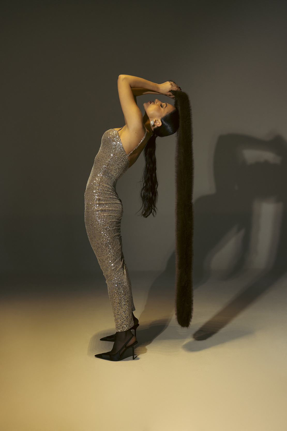 DIAMONDS ARE FOREVER  дълга рокля