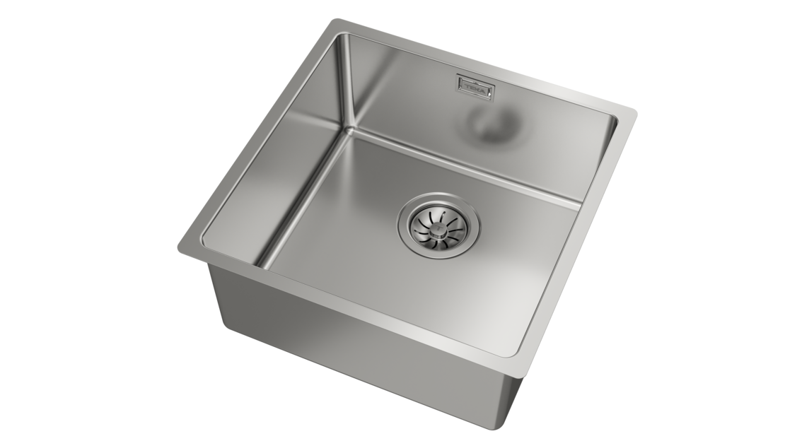 Подплотова иноксова мивка Be Linea RS15 40.40