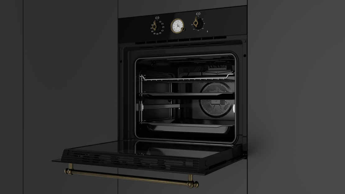 Фурна Teka HRB 6300 антрацит / месинг
