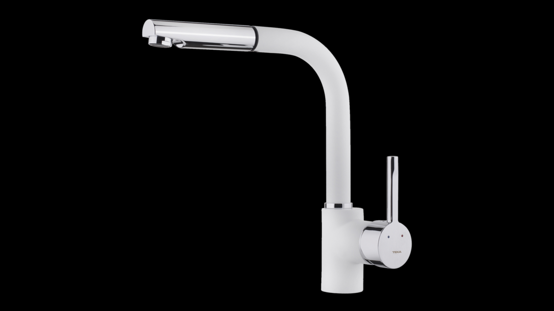Смесител Teka Ares 938 Pull-out БЯЛ