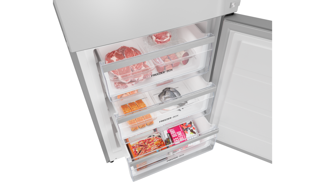 Свободностоящ комбиниран хладилник Teka RBF 44630 WH, Total No Frost, бял