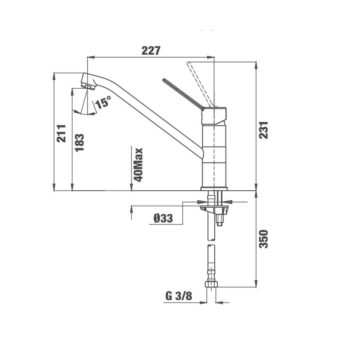 Смесител Teka MT Plus 993