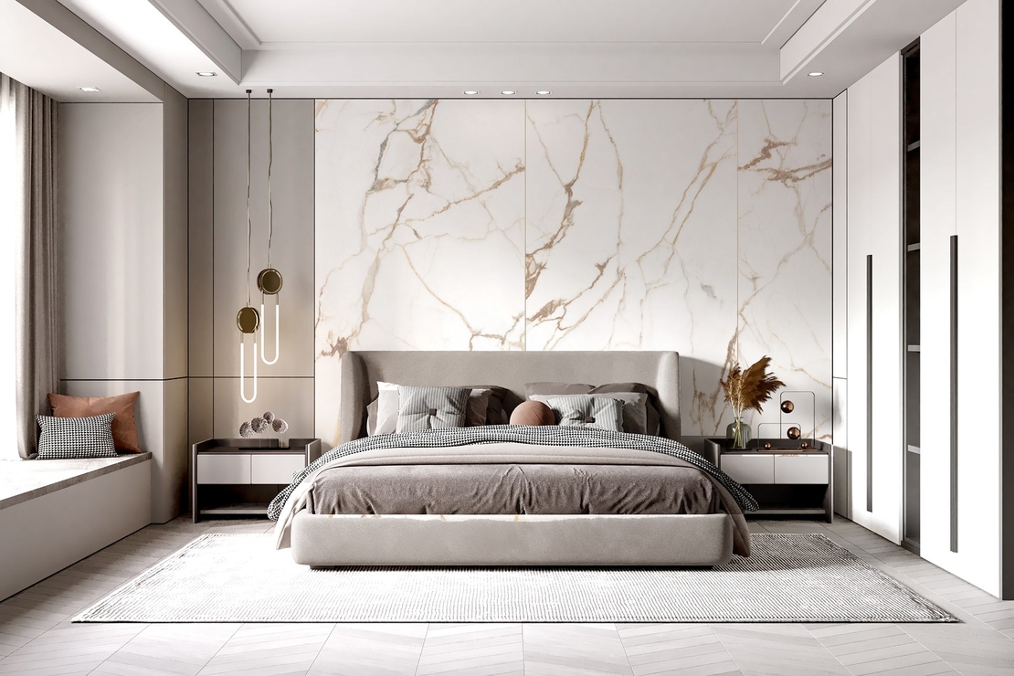 SPC Стенен панел Rocko R192 Bianco Gold 2800x1230x4mm