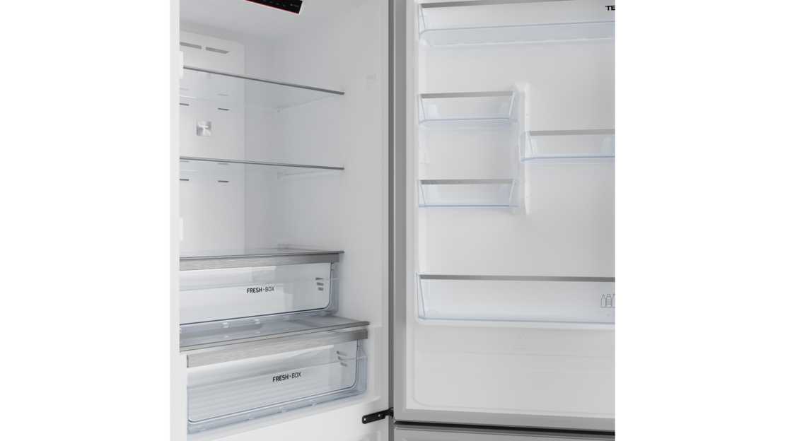 Свободностоящ комбиниран хладилник Teka RBF 44630 WH, Total No Frost, бял