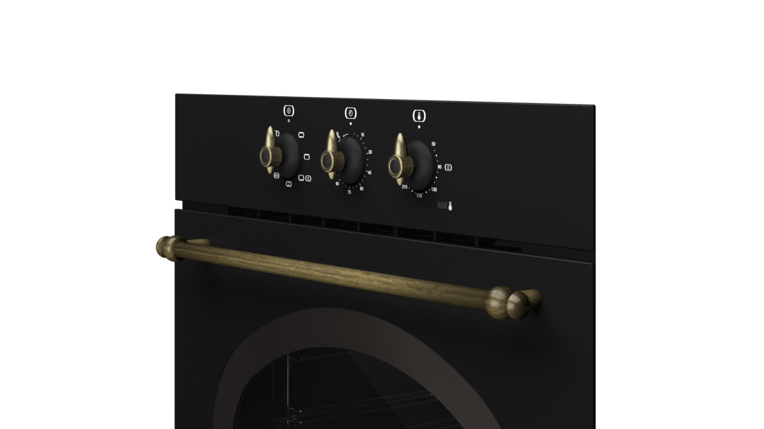 Фурна Teka HRB 6100 антрацит / месинг