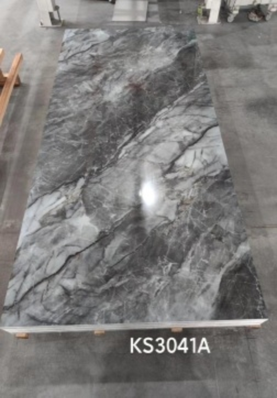 Декоративно пано размер Grey Stone Mat, Водоустойчив, 1220 x 2800 x 3 мм