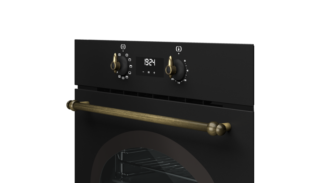 Фурна Teka HRB 6400 антрацит / месинг