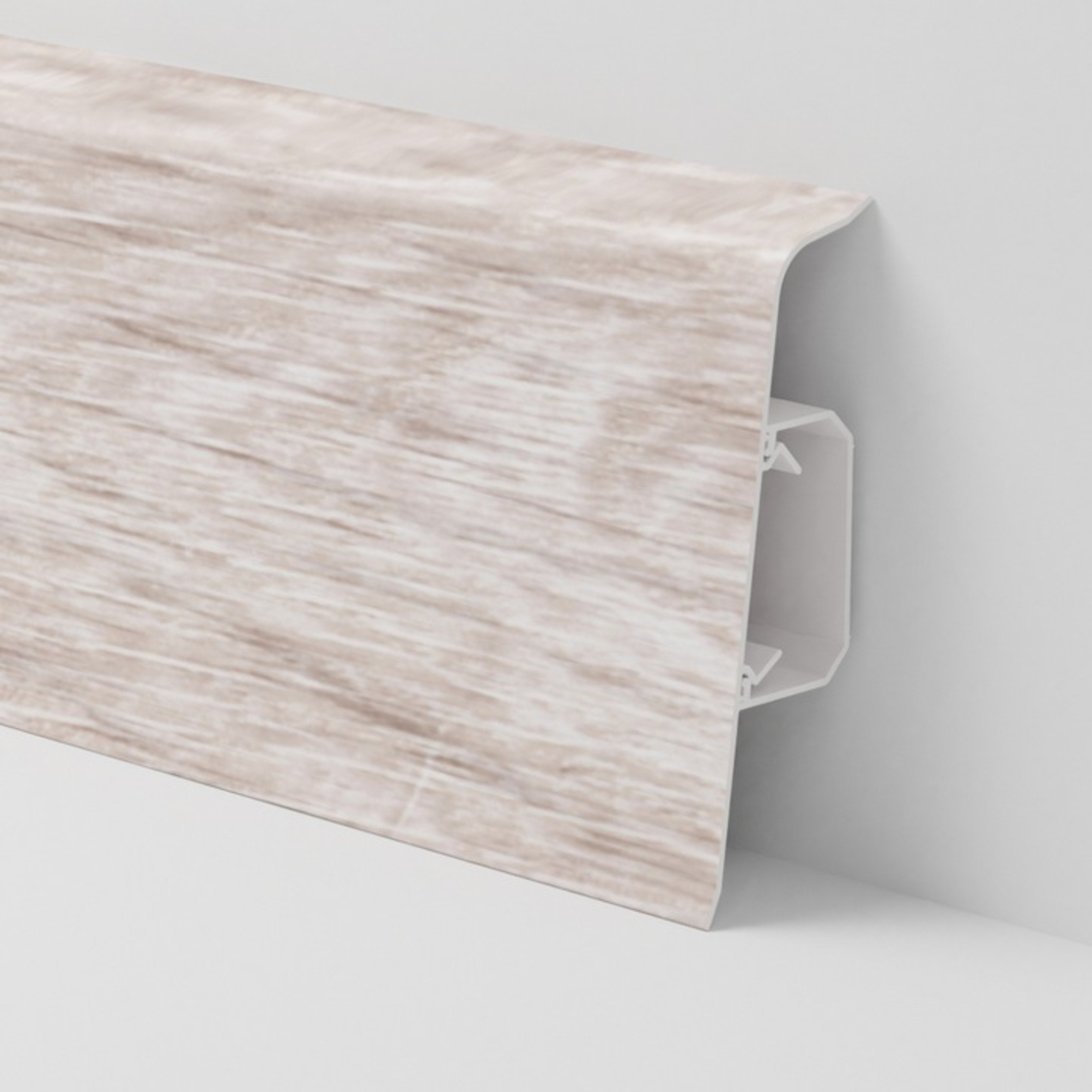 PVC перваз SG75/F0 Salag с кабел канал, Дъб пясъчен, 2.2 м