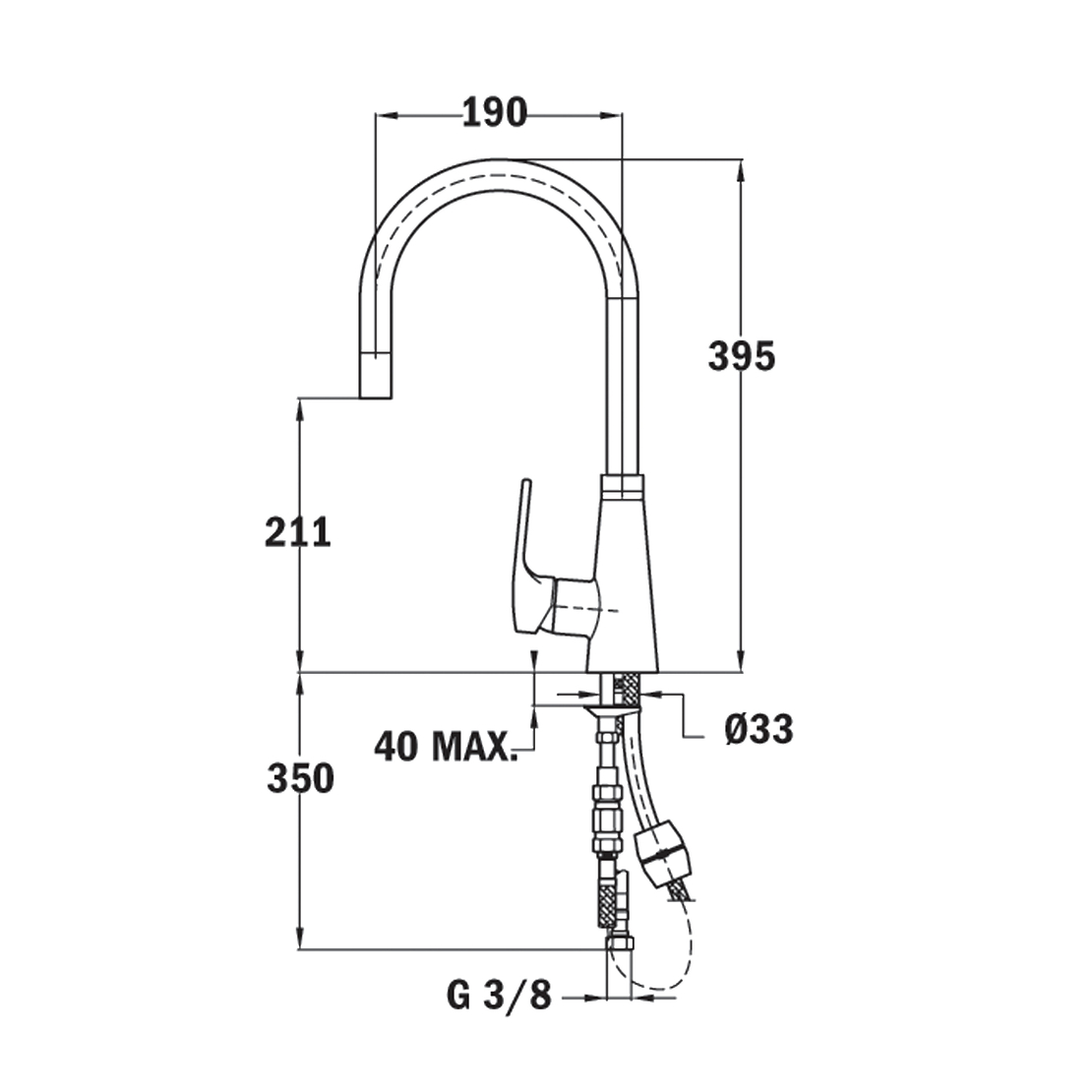 Смесител Teka Vita K 938 Pull-out