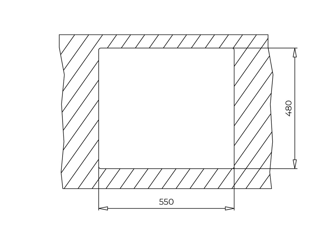 Мивка Teka ForSquare 50.40 TG БЯЛА