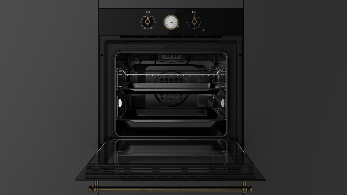 Фурна Teka HRB 6300 антрацит / месинг
