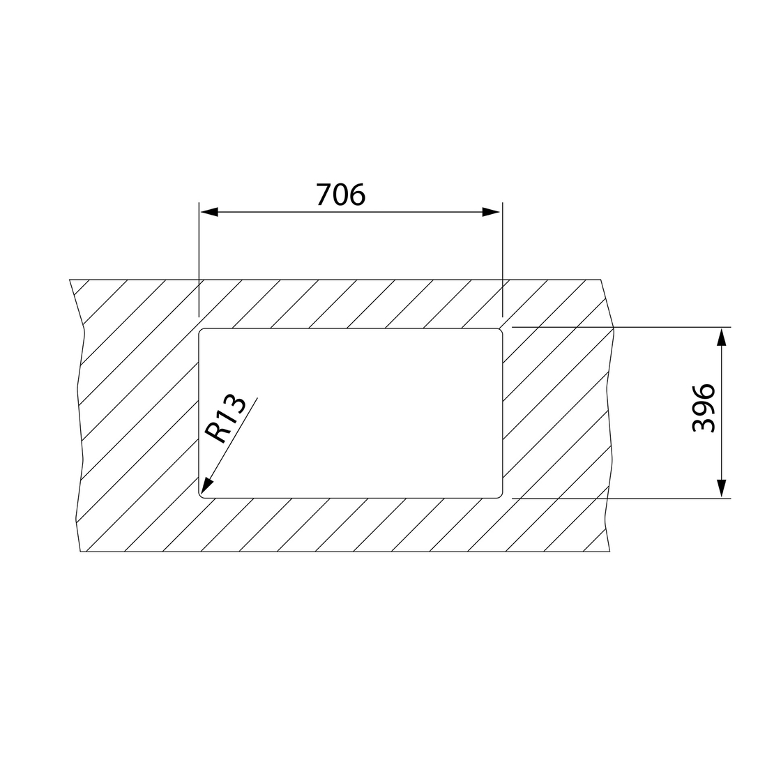 Подплотова иноксова мивка Be Linea RS15 71.40