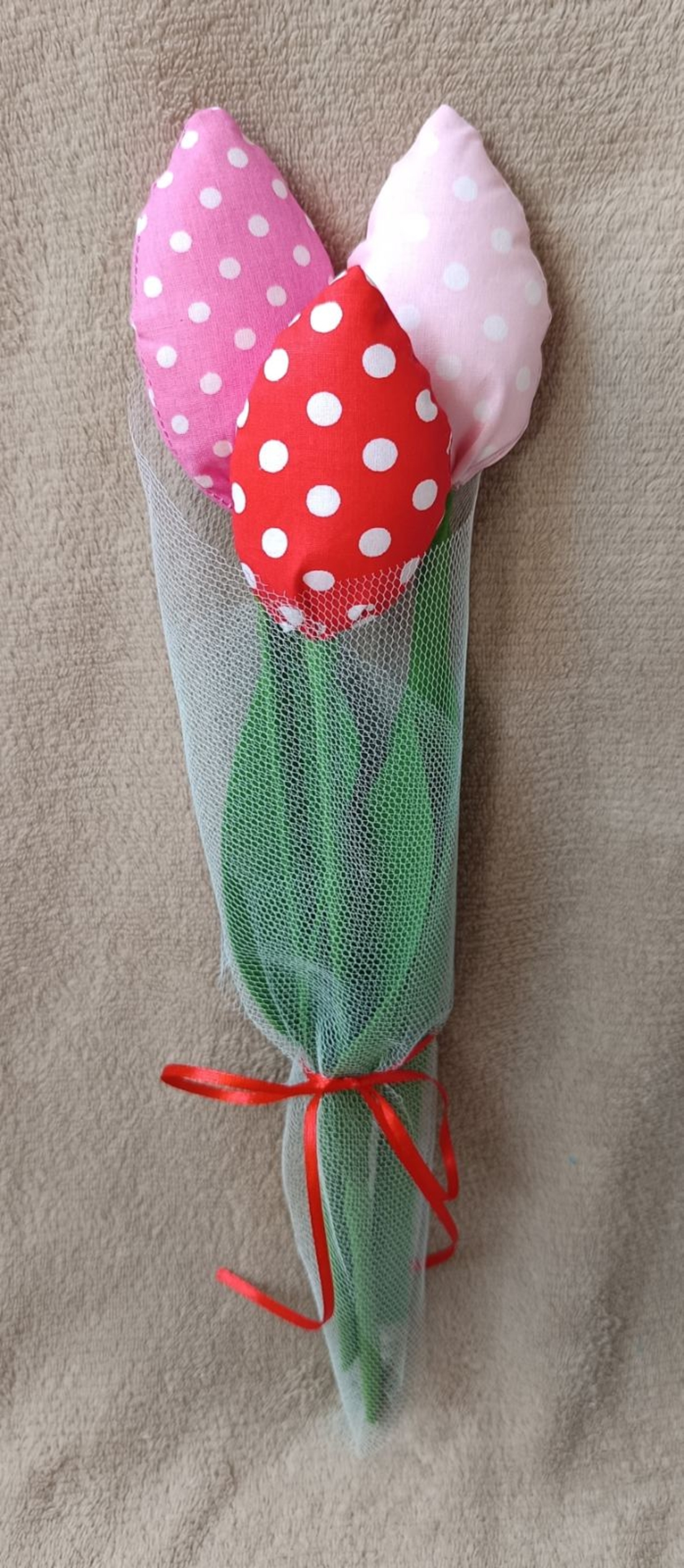 Лалета от текстил 3бр