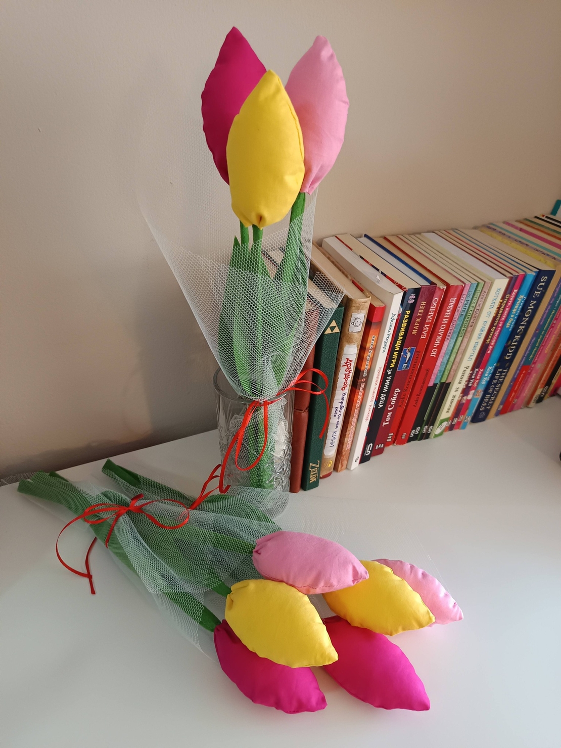 Лалета от текстил 3бр