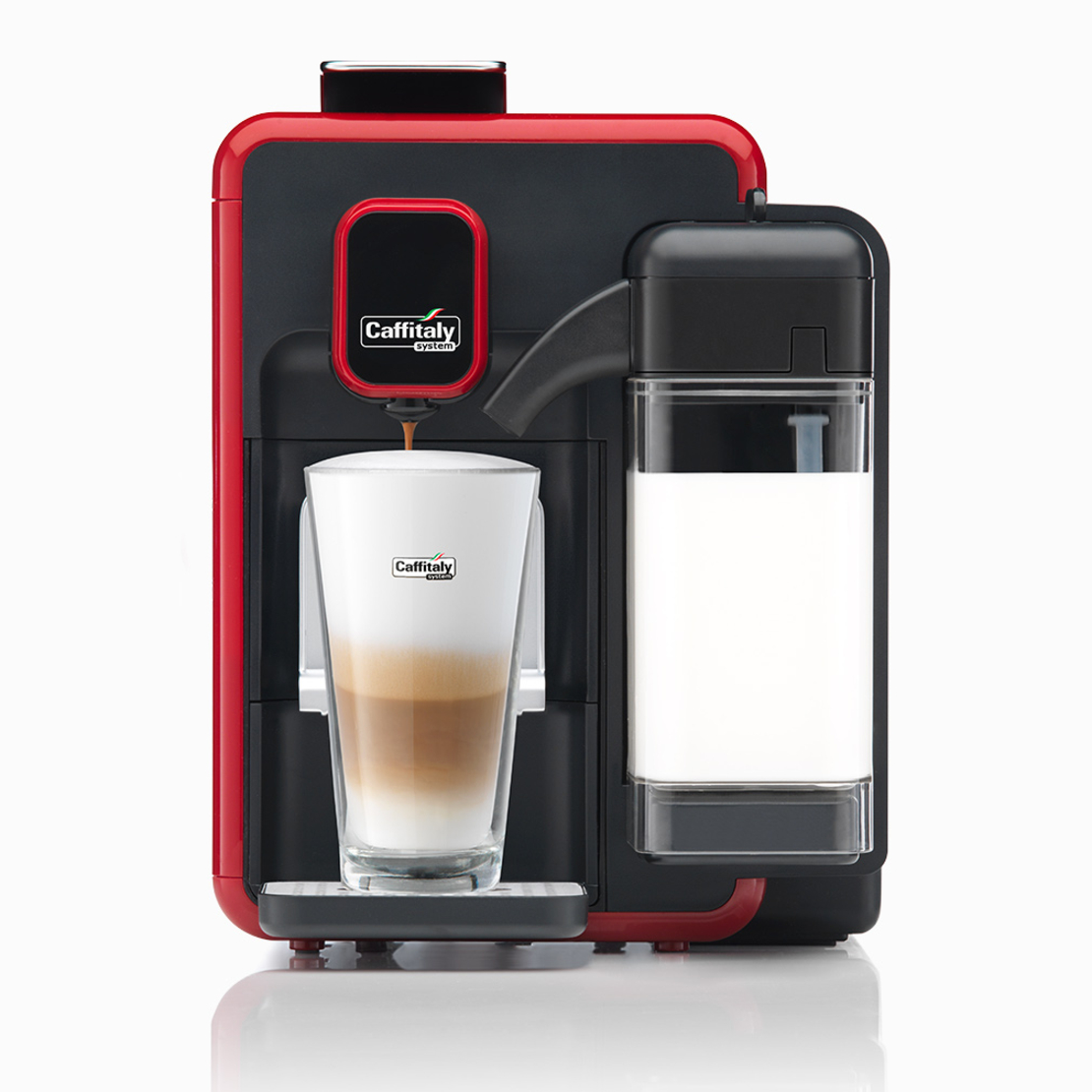 Капсулна кафе машина Caffitaly System BIANCA S22 с 50 капсули подарък