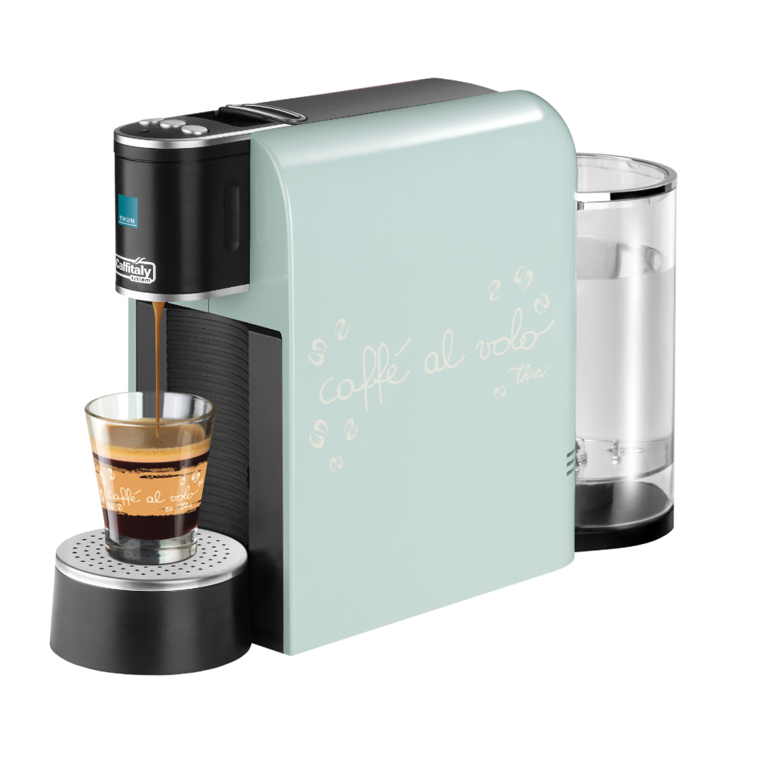 Капсулна кафемашина Caffitaly System THUN S33R EVO с 30 капсули подарък