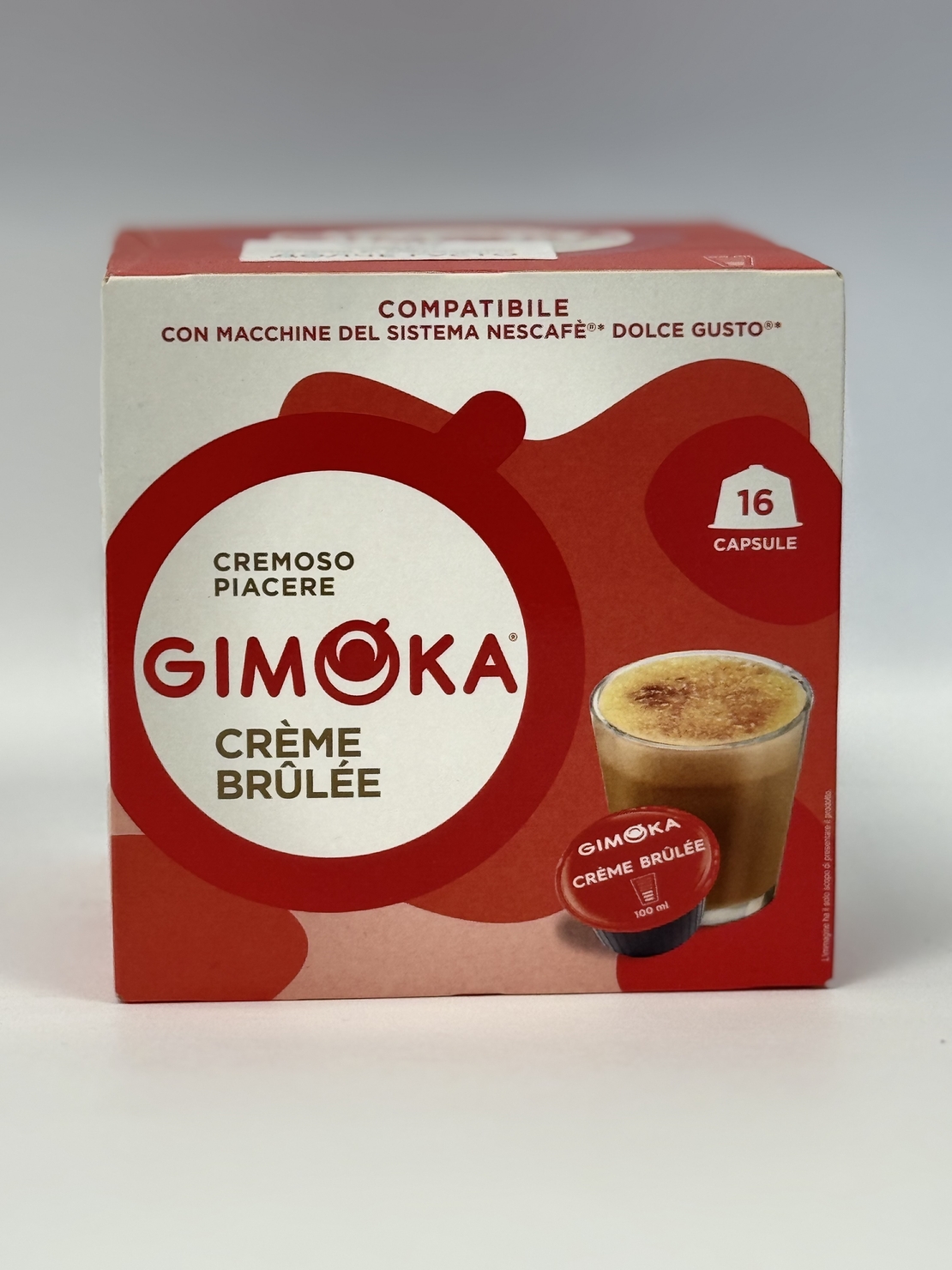 Капсули GIMOKA CREME BRULEE съвместими със система Dolce Gusto, 16 бр.