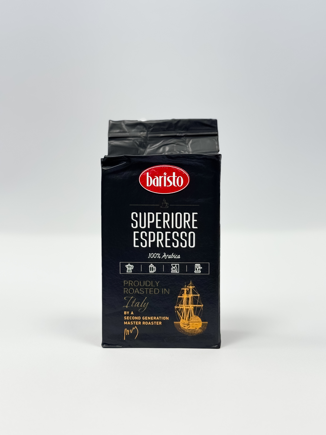 Мляно кафе Baristo Superiore Espresso, 100% Арабика, 250 g