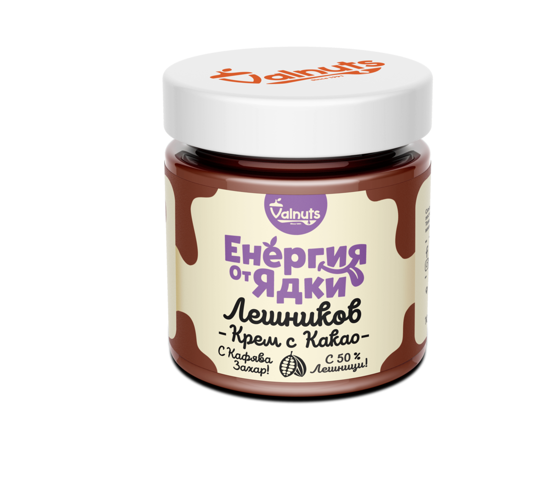 Лешников крем с какао 200гр.