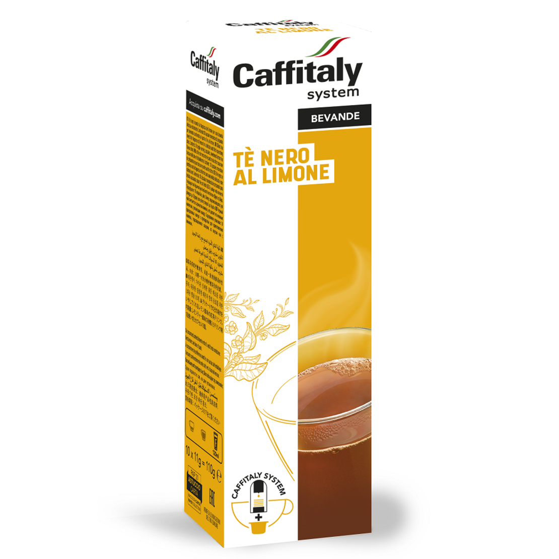 Черен чай с лимон Caffitaly Te Nero al limone