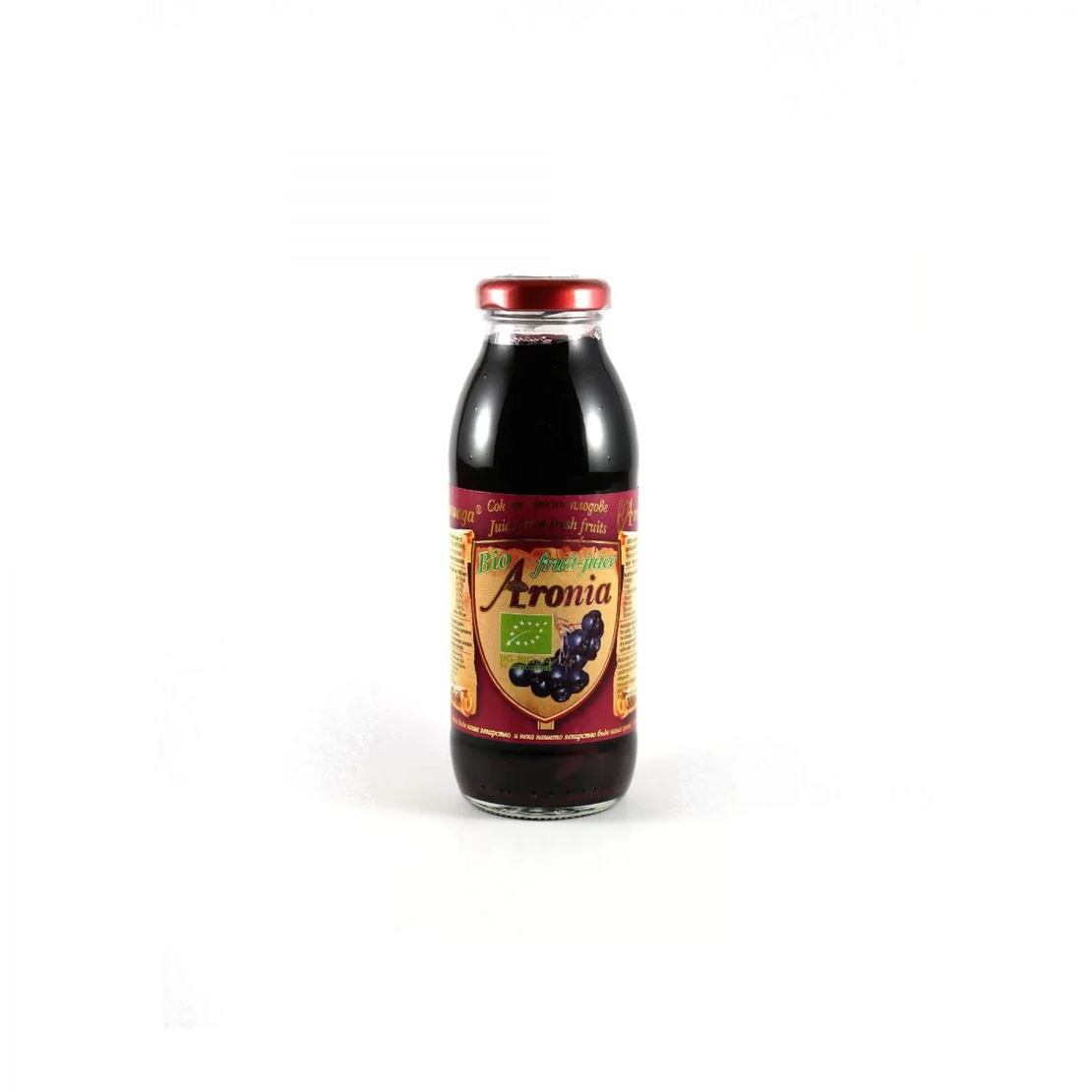Биологичен сок от Арония - само от пресен плод арония 300мл.