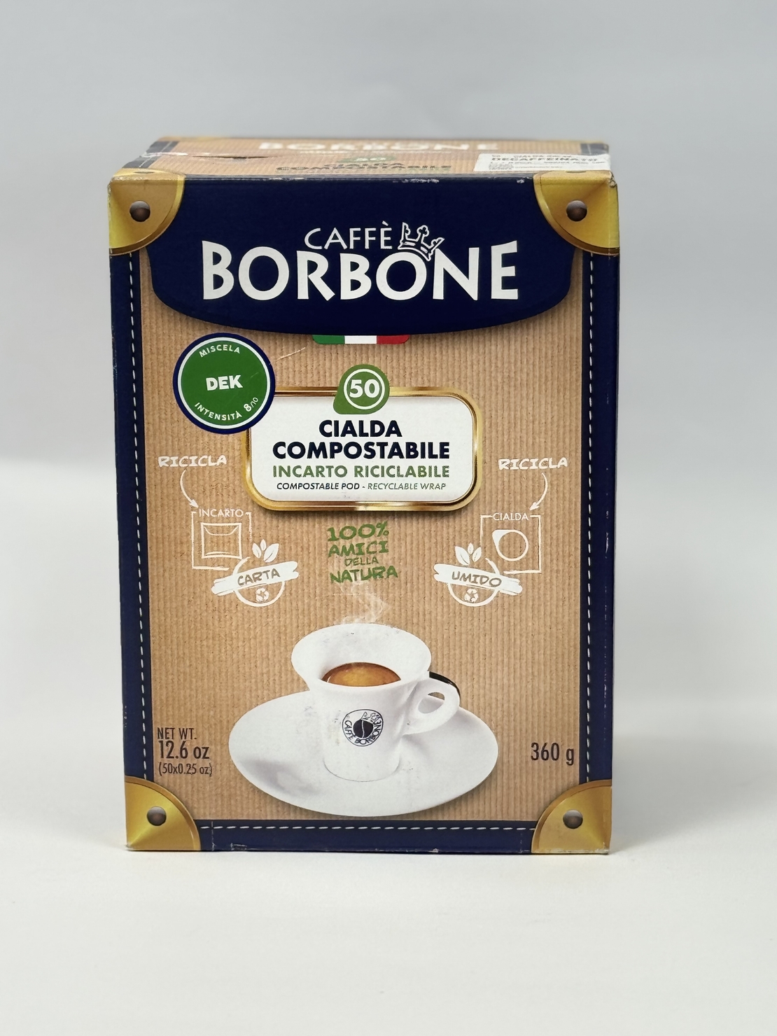 Caffè Borbone Miscela DEK (Безкофеиново кафе дози)