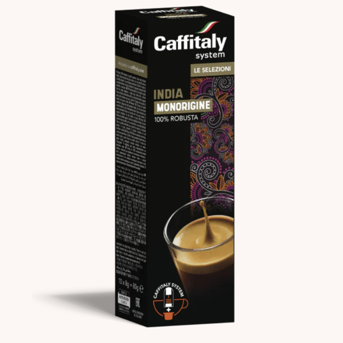 Кафе капсули Caffitaly Monorigine India