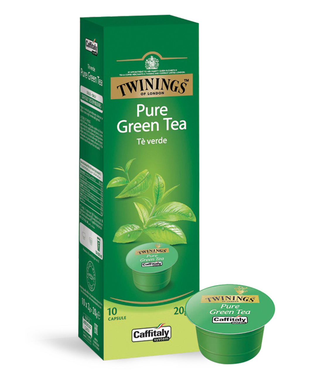 Чай на капсули Pure Green Зелен чай - съвместими с Caffitaly System